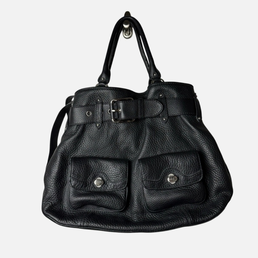 Cole Haan Black Leather Shoulder Bag